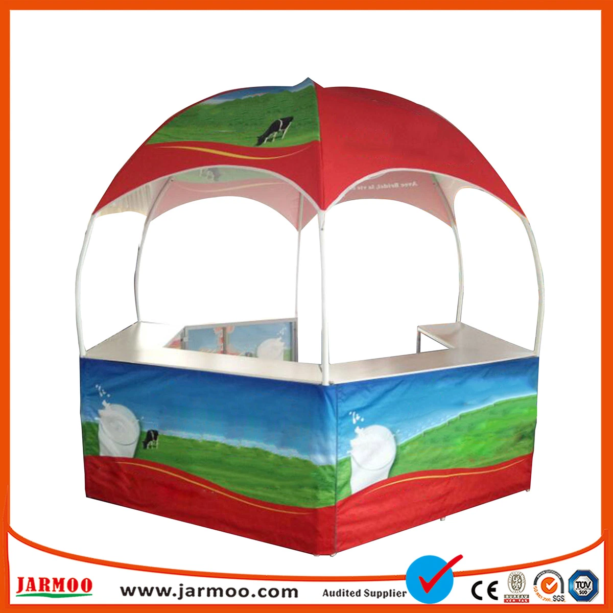 Promotional Advertising Dome Kiosk Canopy Tents Trade Show Hexagon Gazebo