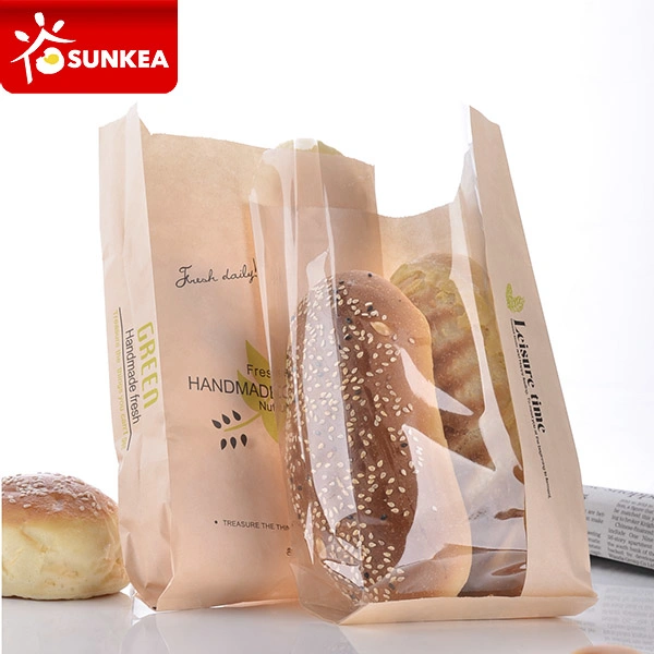 Wholeale Disposable Take Away Food Grade Customized Printing High quality/High cost performance  Fast Food Craft Paper Bag