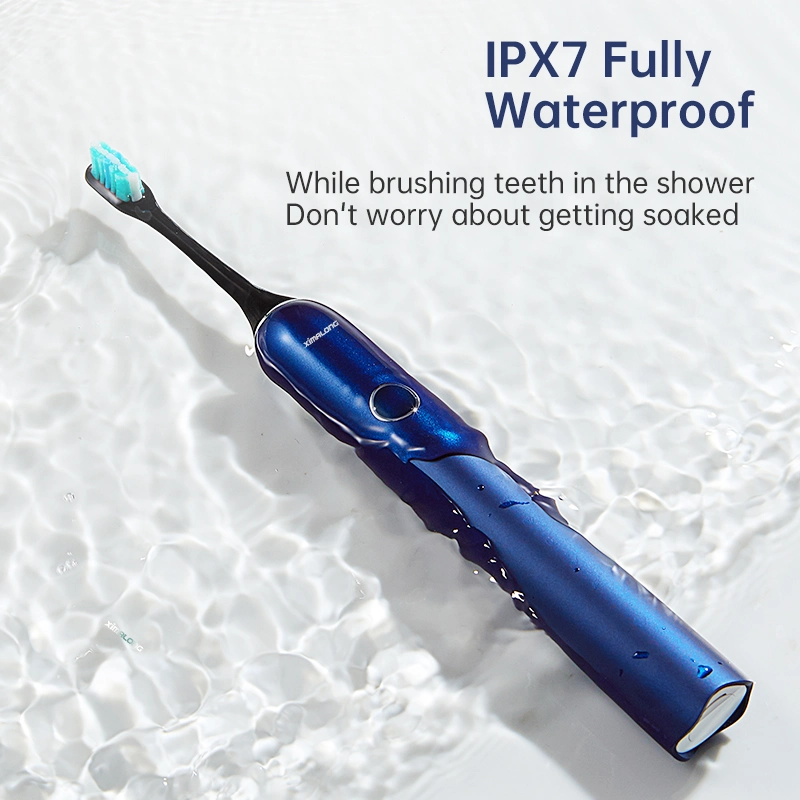 Best Selling Replaced Brush Head Waterproof LED Light Electric Toothbrush for Teeth Whitening