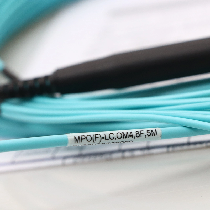 MPO (F) -LC Om4 8f 8core MPO Fiber Optic Jumper