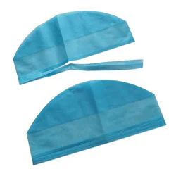 Wholesale/Supplier Surgeon Caps Disposable Non Woven Green Surgical Doctor Cap for Hospital