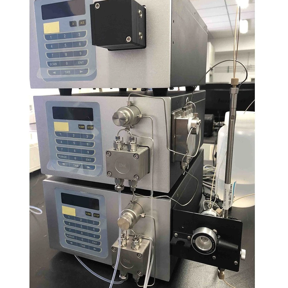 Máquina de laboratorio de HPLC, cromatografía líquida de alto rendimiento del detector UV cromatografía HPLC.