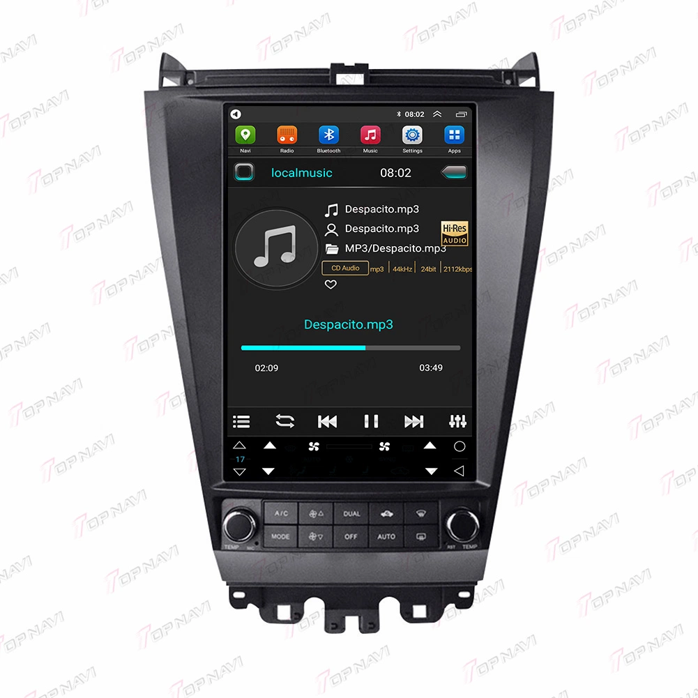 Navigation du lecteur de DVD GPS vidéo pour Honda Accord 2004 2005 2006 2007 stéréo de voiture Android
