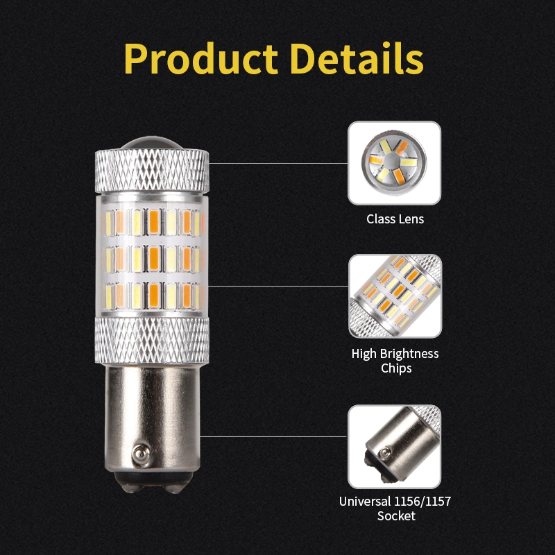 Bright High Power 60SMD 4014 1156 1157 Car LED Back-up Light Auto Reverse Lamp Bulb