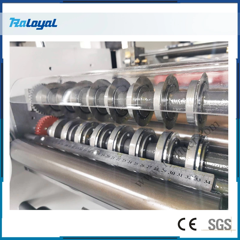 Blank Adhesive Labels Slitting and Rotary Die Cutting Machine