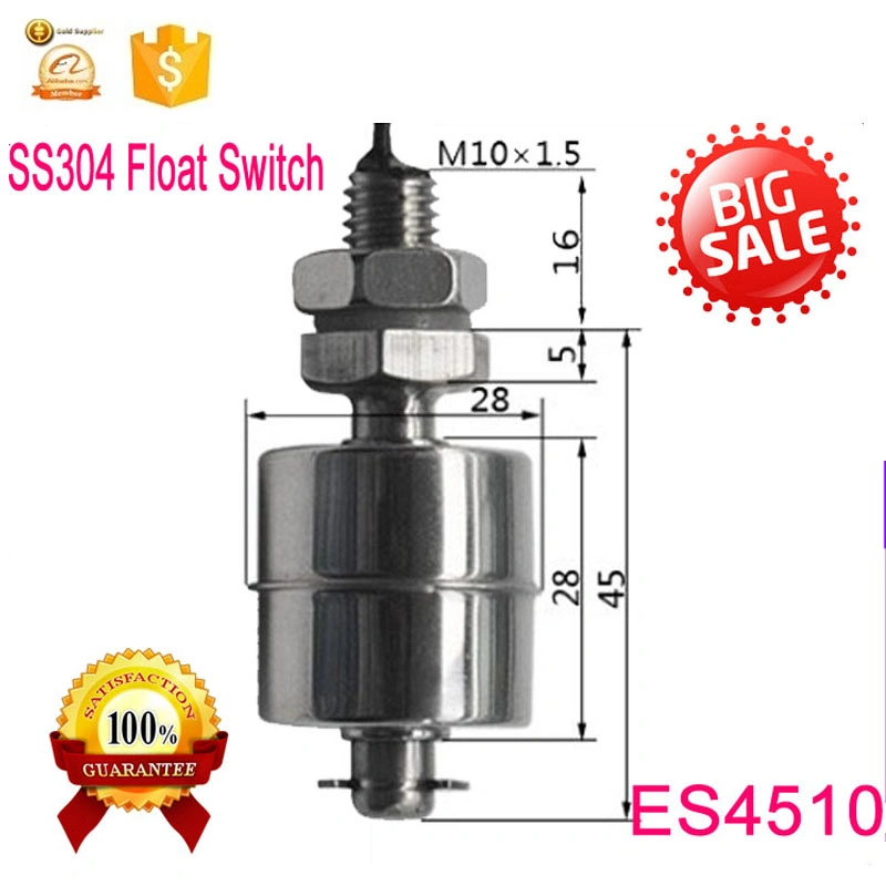 Hot Water Stainless Steel Float Switch M10* 45mm Hot Selling Es4510