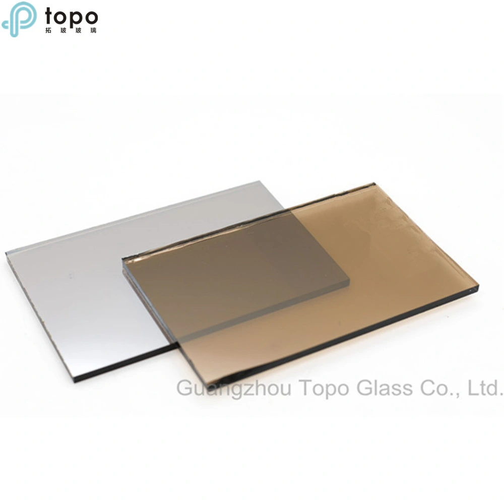 Reflektierendes Glas aus goldener Bronze mit harter, nicht organischer Folie (R-GB)