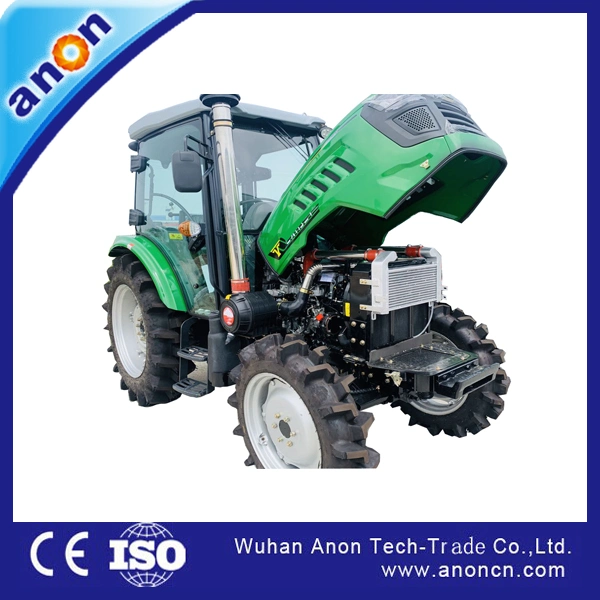 Anon Agricultural Machinery Chinese Tractor 4 Wheel Diesel Farming Tractor for Sale