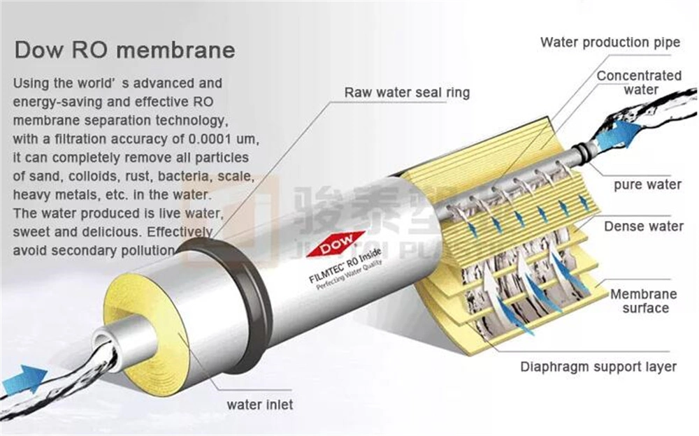 Nouvelle conception de la Chine 250lph Hospital Medical CE SS RO d'Osmose Inverse l'eau désionisée Prix de l'usine du système de traitement d'Osmose Inverse petit Mini Equipm Traitement d'eau