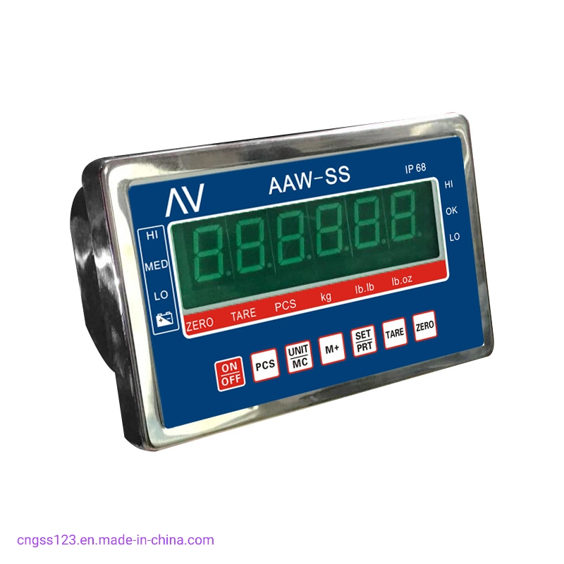 IP68 Digital Scales Indicator Waterproof Ss Weighing Indicator electronic LED Display