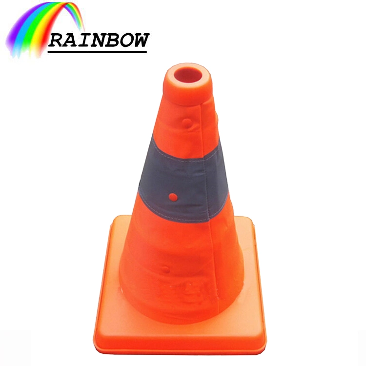 Mejores ventas externos Accesorios Naranja PP/ABS flexible plegable impermeable / telescópico / retráctil Cono de tráfico