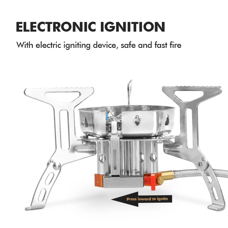 Randonnée Camping Mini cuisinière pique-nique cuisson Camping cuisinière à gaz