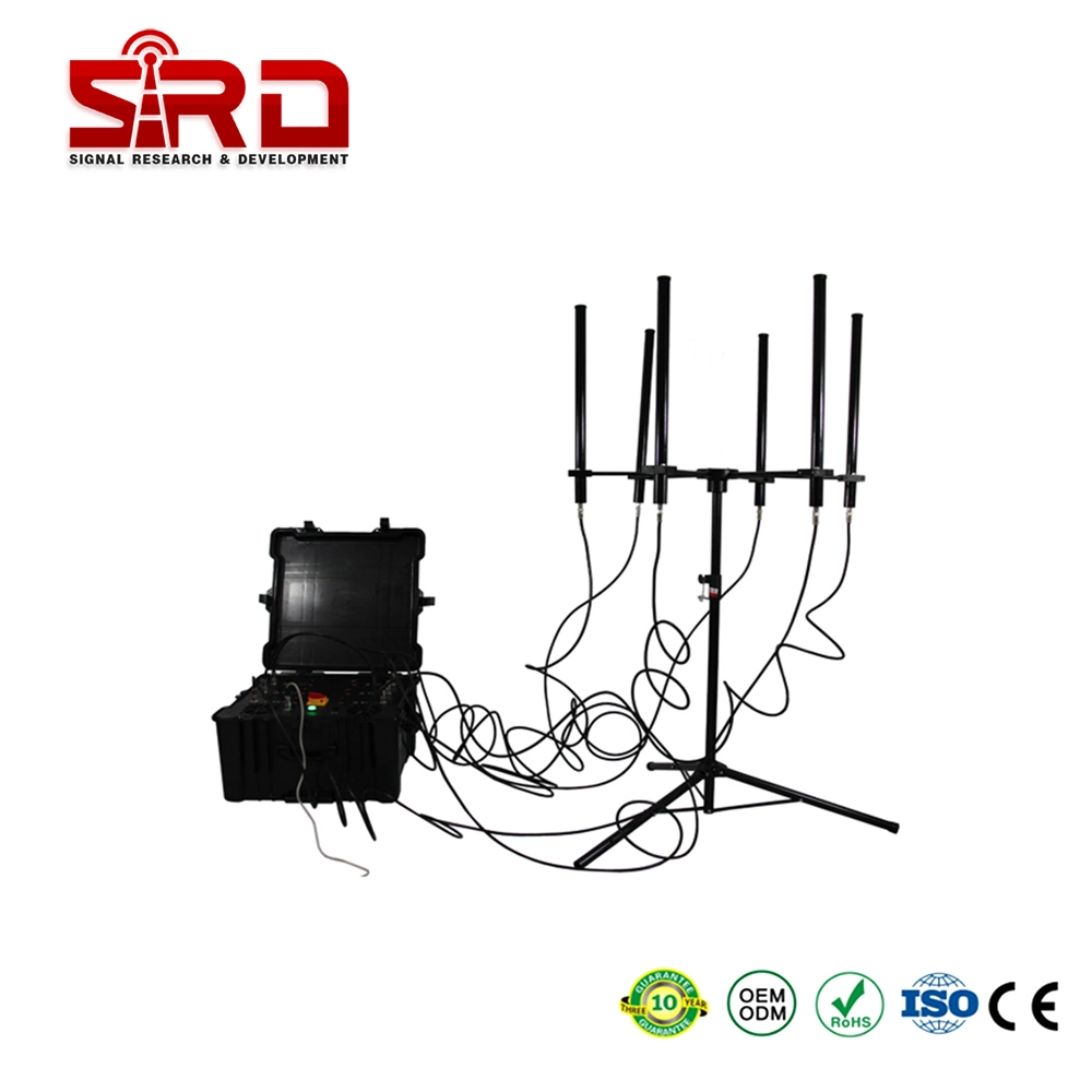 Portable Specical Use 560W Convoy Eod System 6 Bands Walky-Talky Full Frequencies Signal Blocker