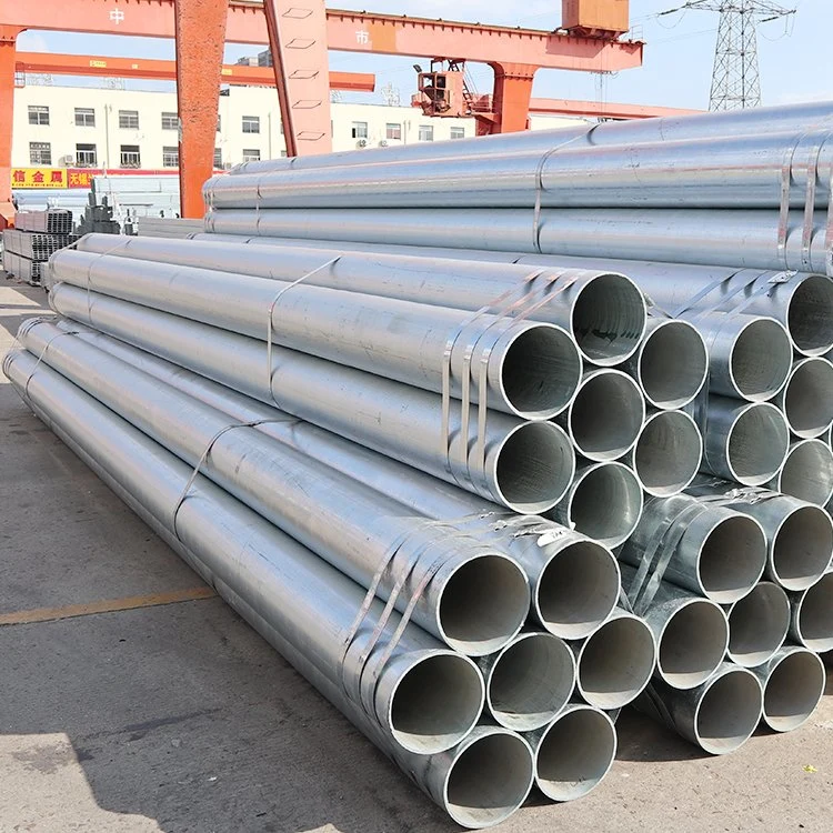 Hot Dipped Galvanized Rectangular Section Cold Rolled Material Mild Steel Pipe for Construction