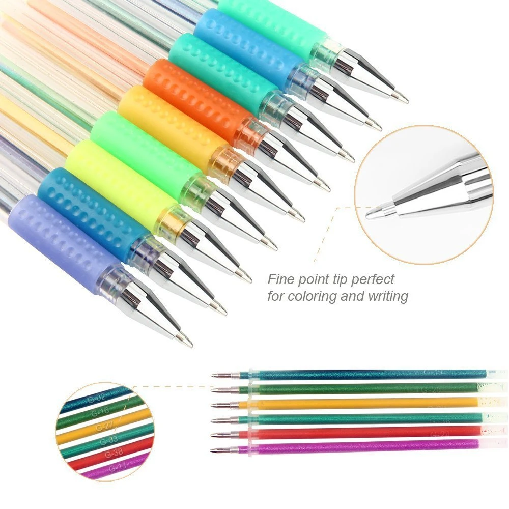 Popular PVC Bag Gel Pens Creative Colorings Special for Office and School, Gift Promotional Gel Pens