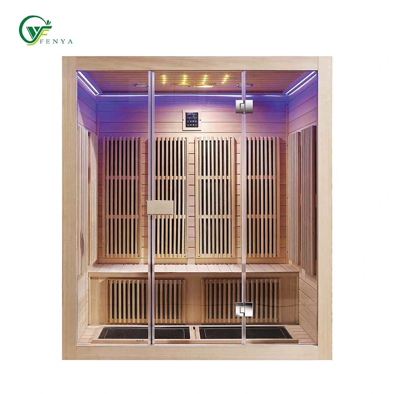 Home Use 2 Person Solid Wood Far Infrared Sauna Room