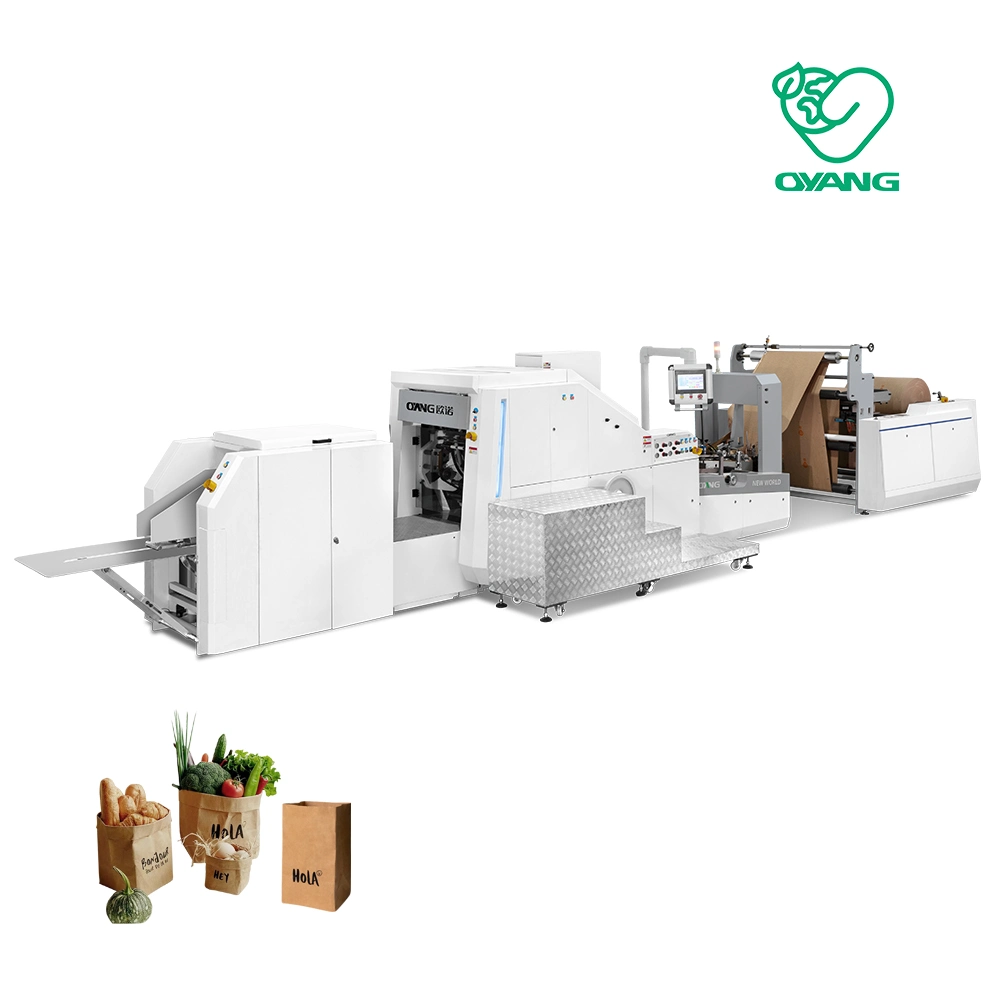 Good Service 150PCS/Min-280PCS/Min Automatic Glue Ounuo Square Bottom Making Machinery Paper Bag Machine