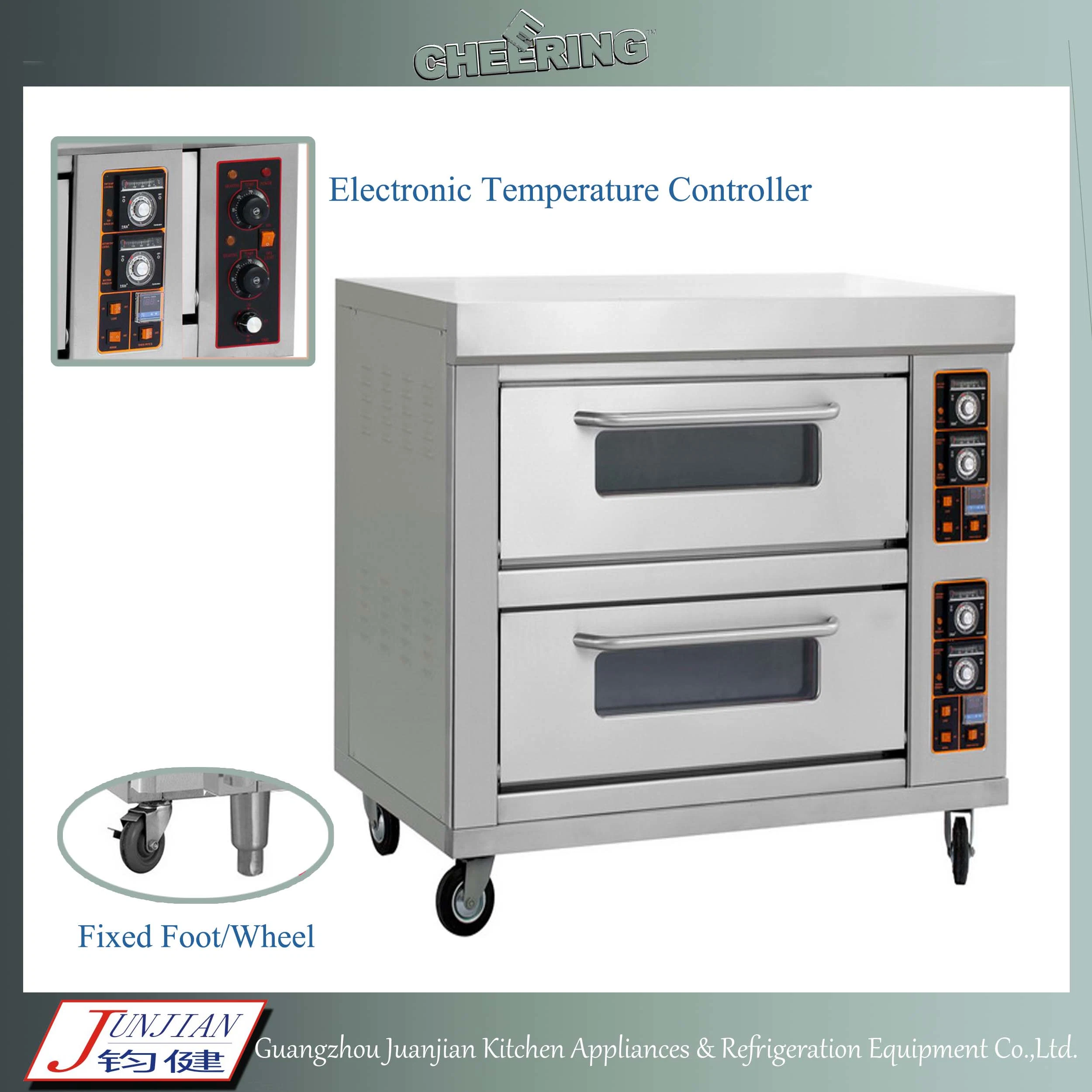 Venta caliente Eléctrica Industrial 3 estantes 9 bandejas de panadería Pan Pizza Horno precio de fábrica