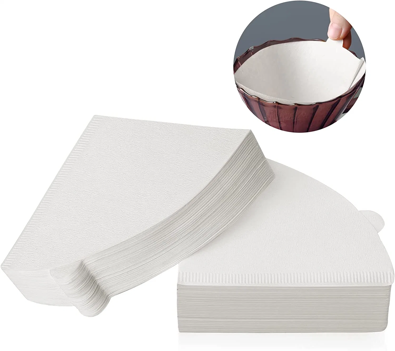 Cheap Price Size 01, Set of 100 Coffee Filter Paper for Coffee