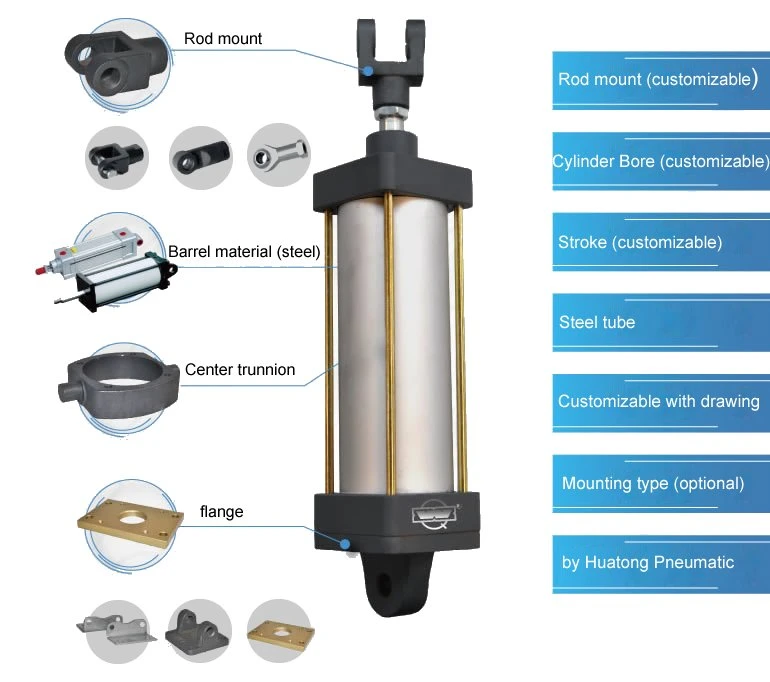 Non-Standard Customized Big Bore Iron Cylinder Applied in Heavy Industry Large Impact Cylinder