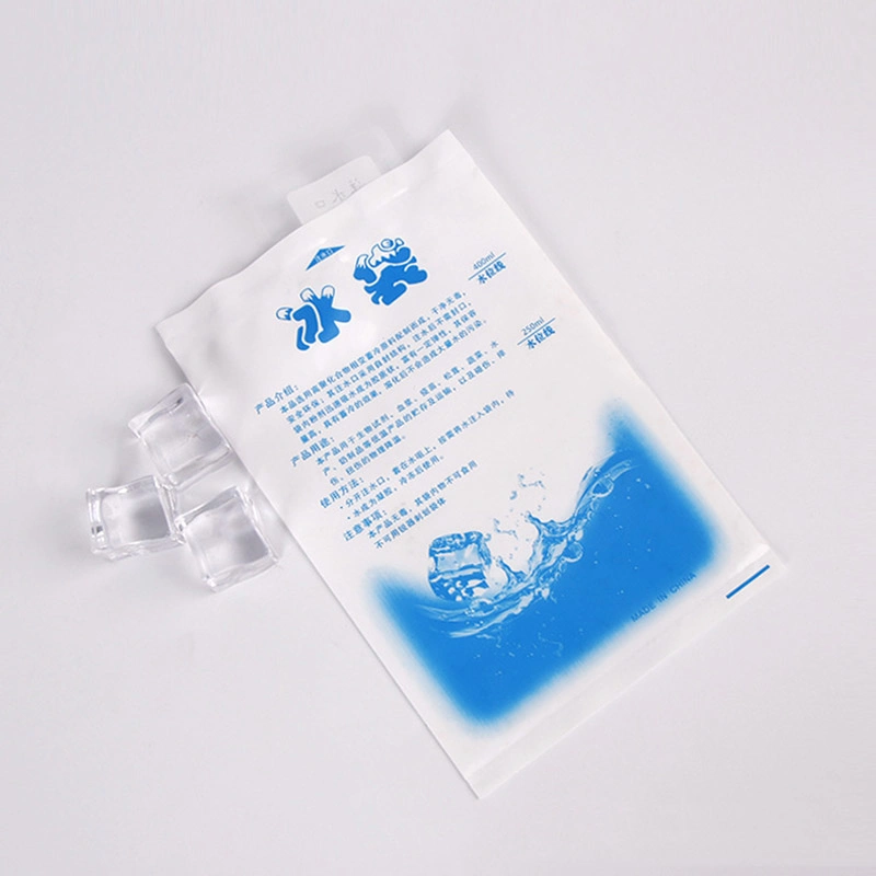 Food Delivery Custom Insulated Injecting Water Fresh Cooler Dry Cold Gel Bag Ice Packs