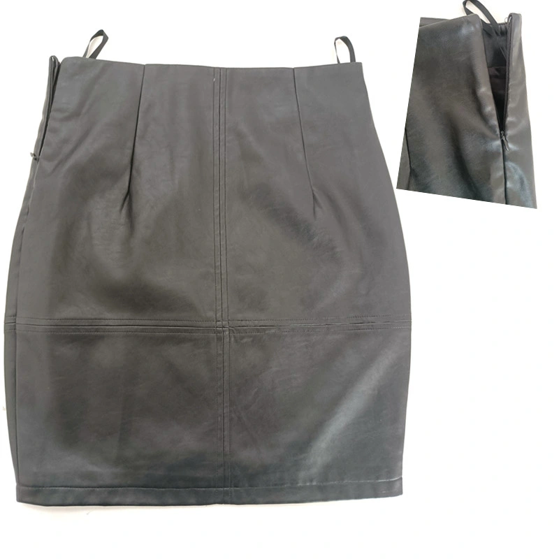 OEM Synthetic Genuine Leather Jackets Distributor Dresses PU A-Line Skirts