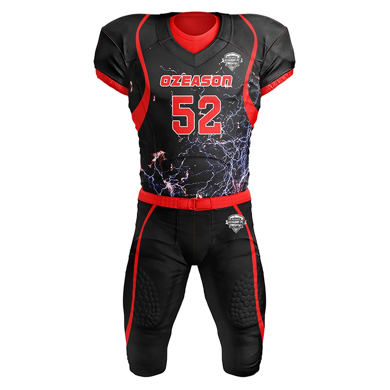 Wholesale/Supplier ventilation pour adultes polyester American football Blank American football Practice Maillots