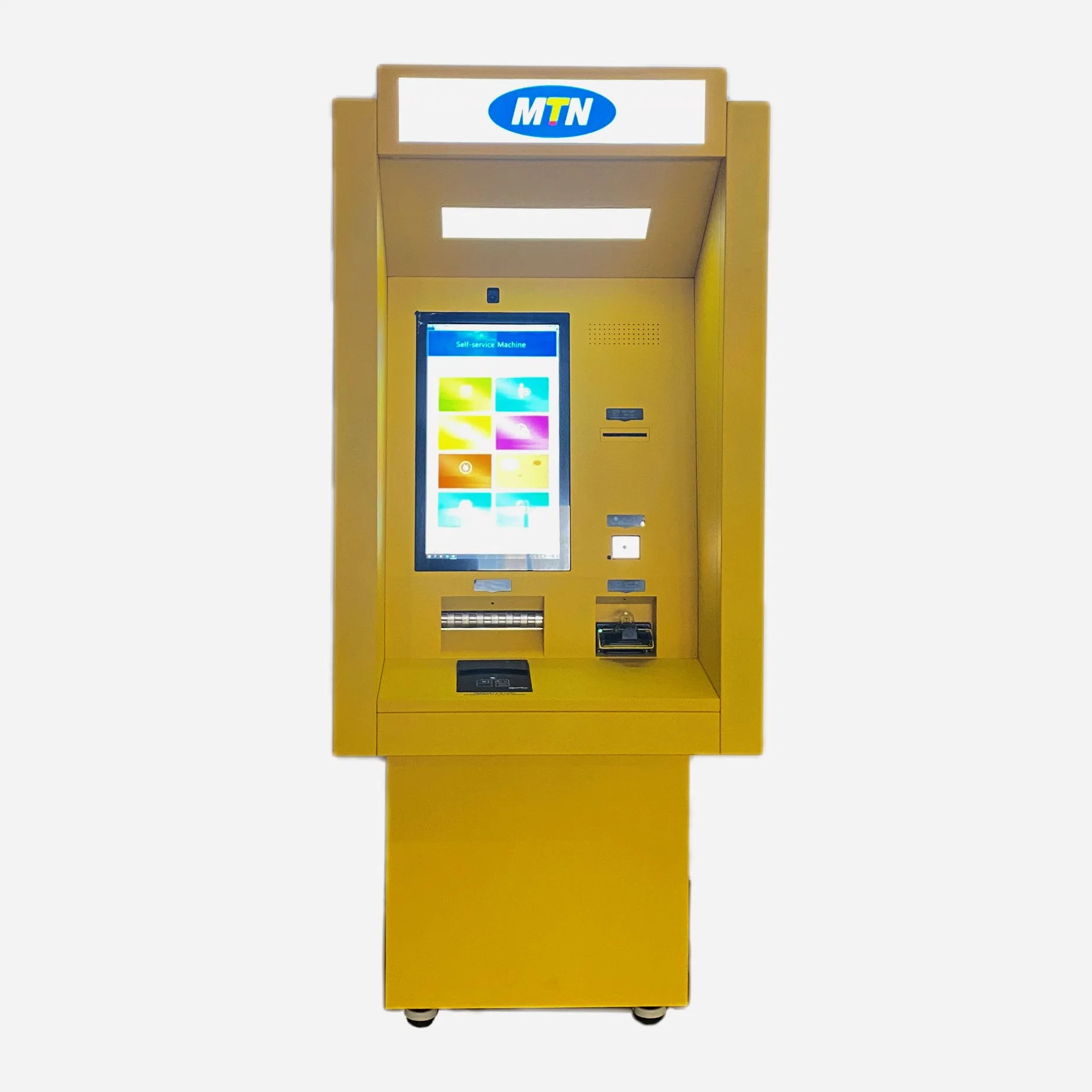 Wall Through ATM Machine Touch Screen Deposit and Withdraw Kiosk for Bank