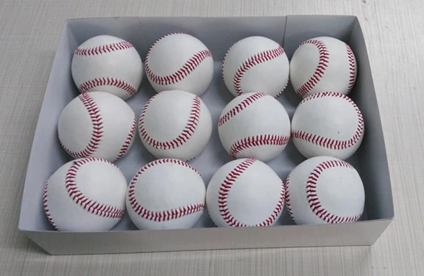 Official Size and Weight 9inch 5oz Premium Leather Baseball for Training