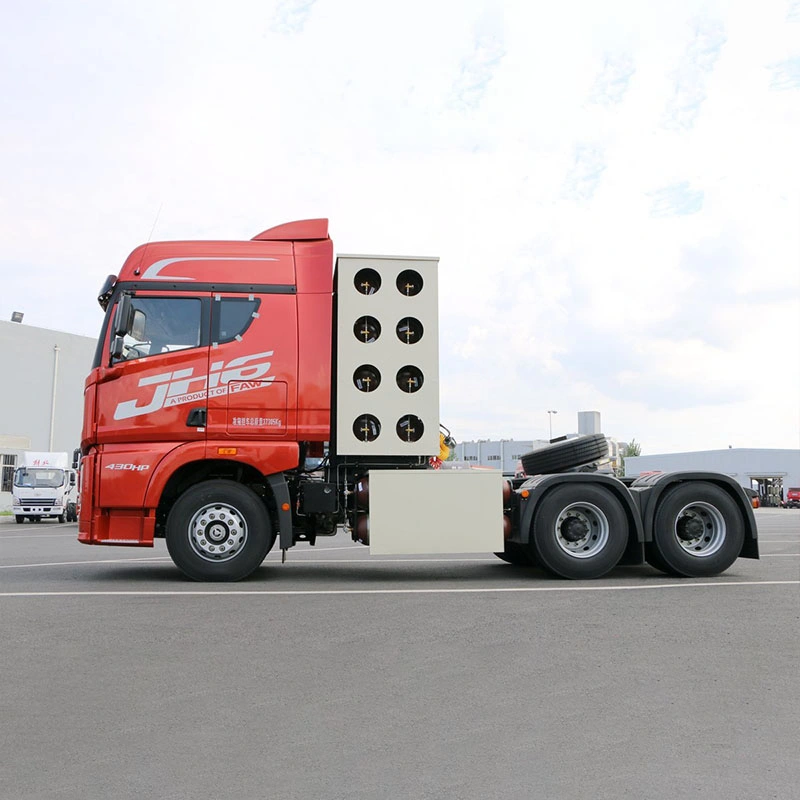 Hot Selling Models High Torque Multiple Forward Gears High Torque China Used FAW Jh6 CNG 375/420HP Tractor Truck Head