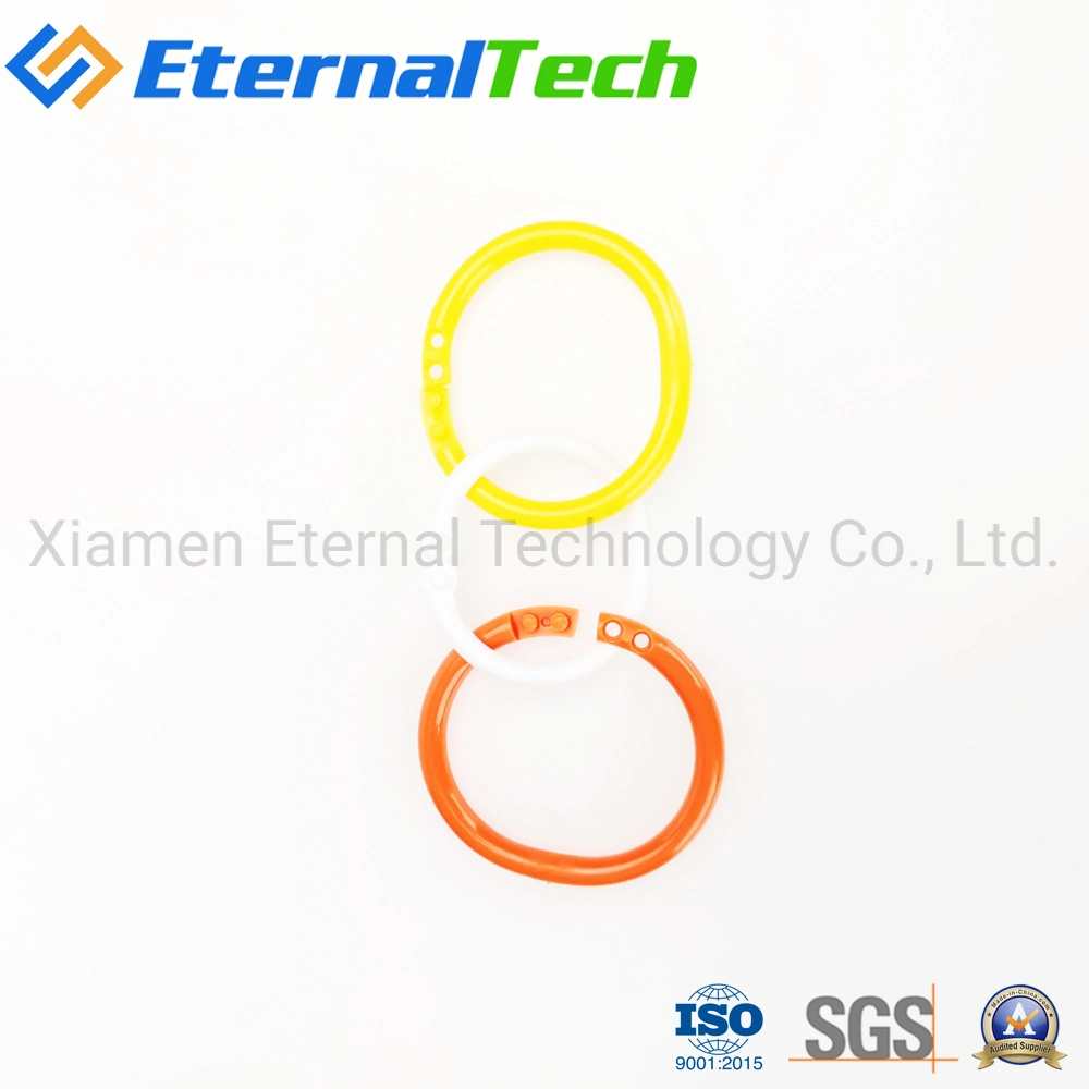 Wholesale Colored Plastic Circle Open Binding Rings Book Ring Card Ring Open Photo Album