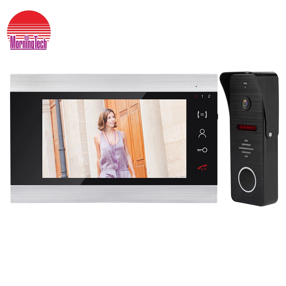 China Factory 	4wire Villa Video Door Phone Video Domofony with Motion Detection Fucntion