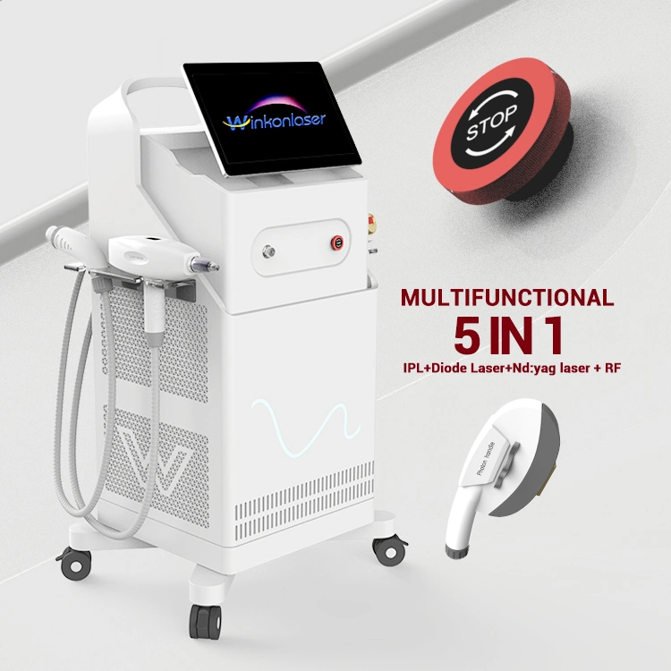 2023 Professional IPL Opt Hair Removal/ND: YAG Laser / 808nm Diode Laser / RF IPL Tattoo Removal Machine