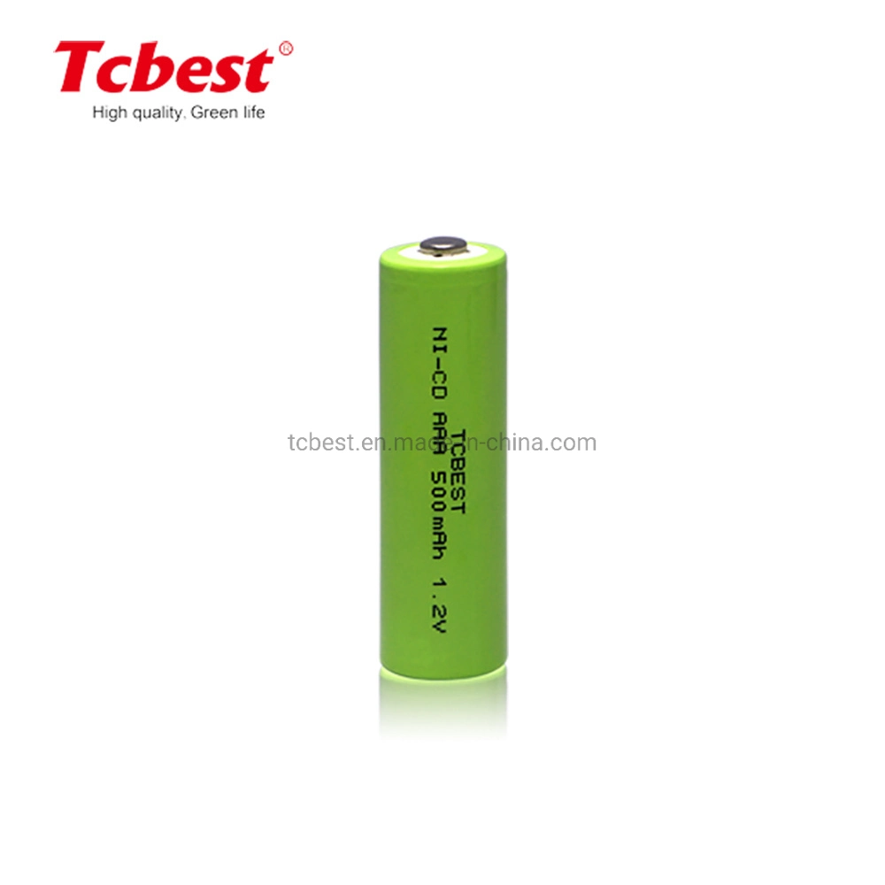 AAA 1.2V 500mAh de Ni-CD Bateria baterias recargables para E-juguetes de la batería del reproductor