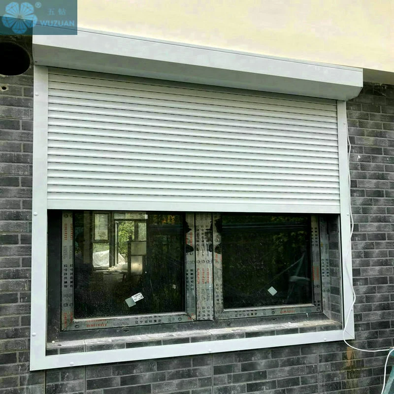 Puertas y ventanas de aluminio eléctrico el obturador de rodillos para uso interior y exterior