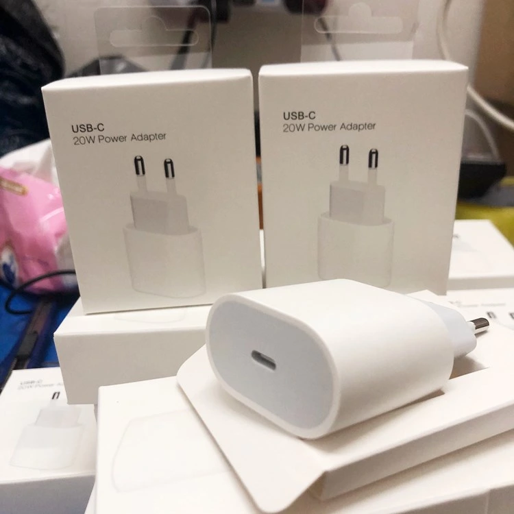 Wholesale Fast Charger Type C 18W 20W Us EU Wall Charger Plug Pd USB-C Power Adapter for iPhone 12 PRO Max 11
