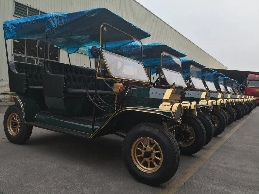 Chino de alta calidad Vintage coche eléctrico para 5 pasajeros