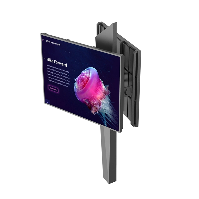 Outdoor V-Shaped Advertising Display LED Screens Video Digital Billboard Price