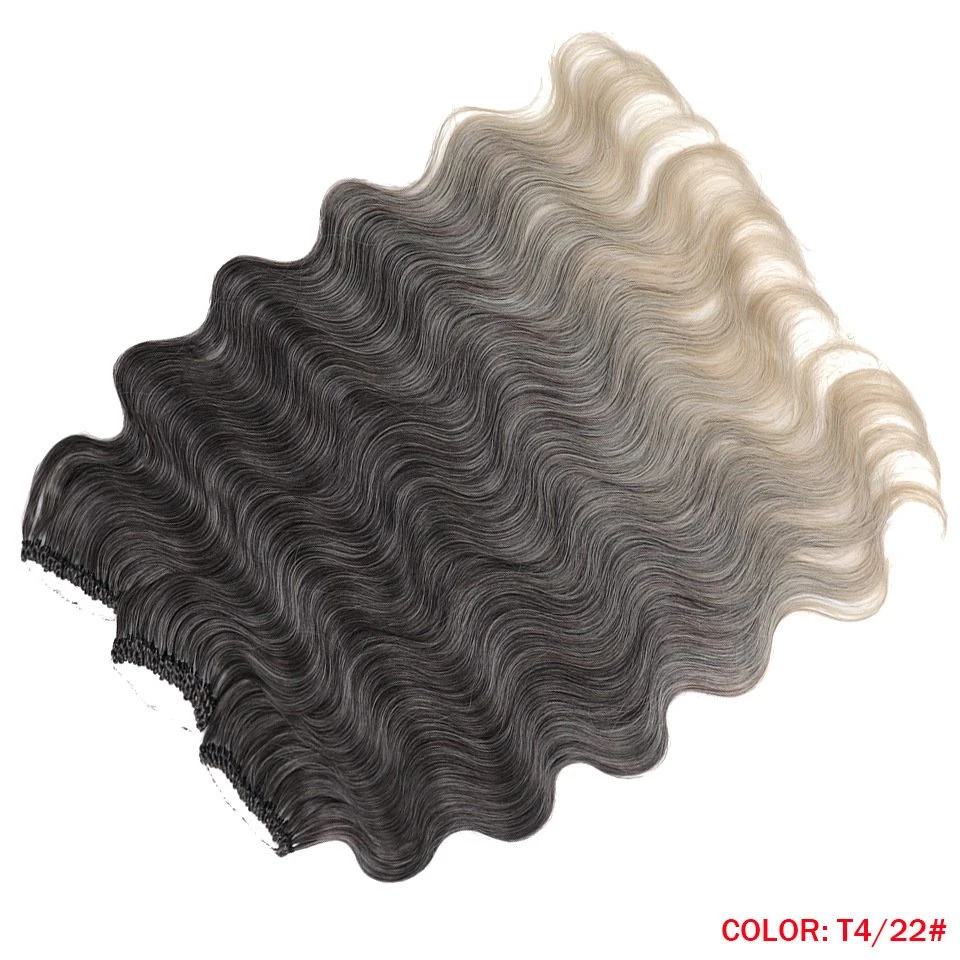Water Wave Pattern Hair Weft Extensions