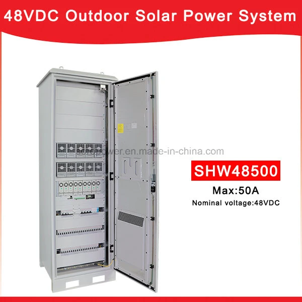 48VDC Solar DC Power Supply Built-in MPPT for Telecom Tower, with Remote Monitoring System Operation