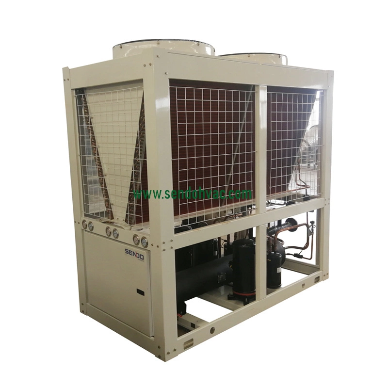 R410A/R134A Industrielle modulare Scroll oder Schraube Typ luftgekühltes Wasser Kühlanlage mit spezieller Korrosionsschutzbehandlung für Küstengebiete