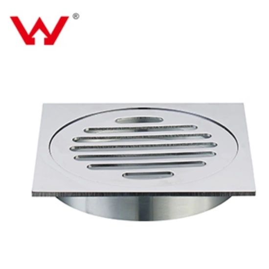 Bathroom Accessories 11*11cm Brass Floor Drain