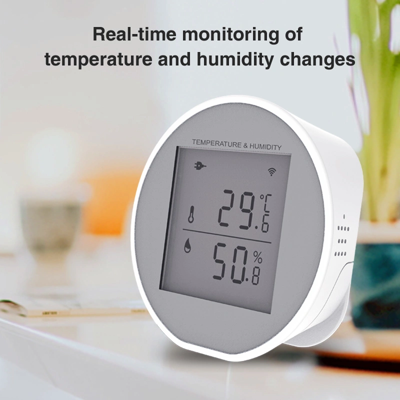 Tuya WiFi Smart Temperatur Feuchtigkeitssensor Indoor Hygrometer APP Monitor