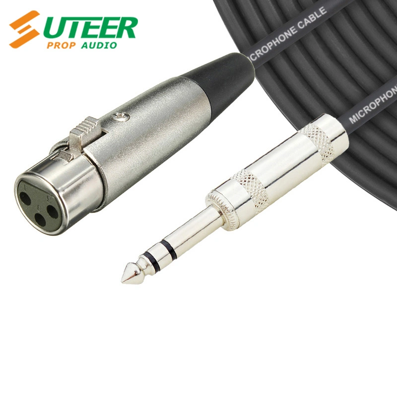 Basic Balanced Microphone Link Cable XLR Female to Stereo Jack