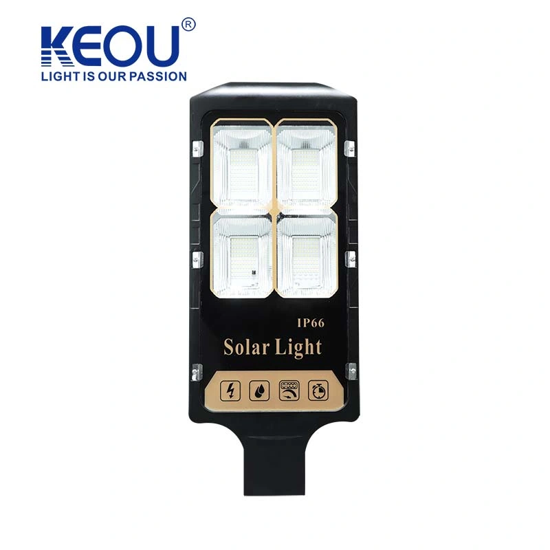 Keou Garden Light 100W 200W 250W 300W IP65 Waterproof Remote Control LED Solar Street Light