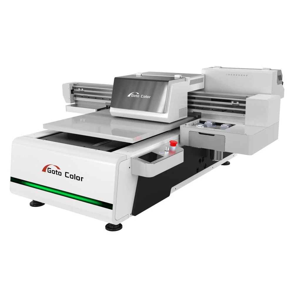 3D Printer Full Set Machine 6090 UV Flatbed Printer for Wood/Phone Case/Metal/Glass Bottle/Golf Ball/Acrylic/ PVC/Pen Printing Machine