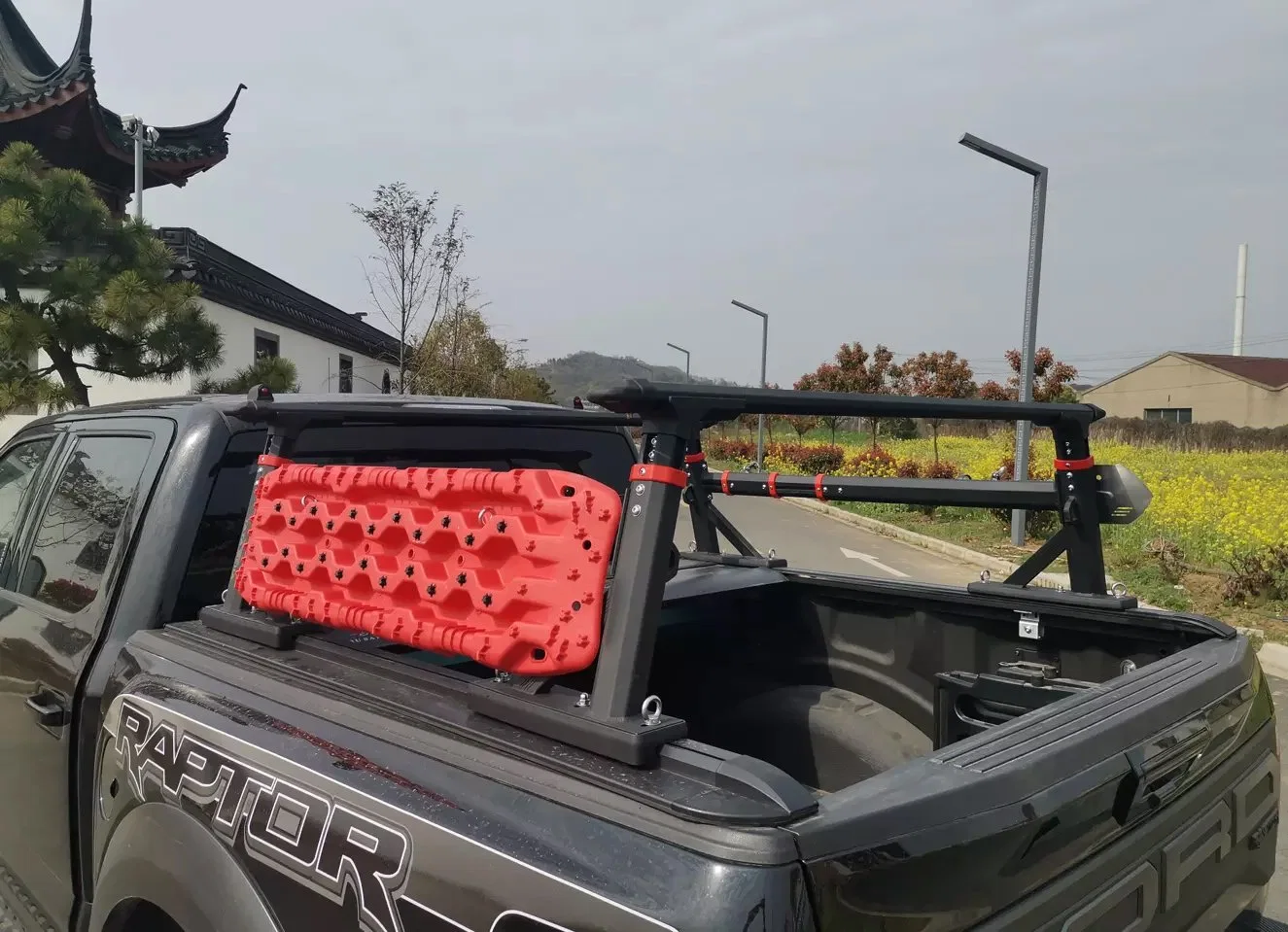 Aluminum Alloy Universal Adjustable Roof Rack Roll Bar for Pick-up