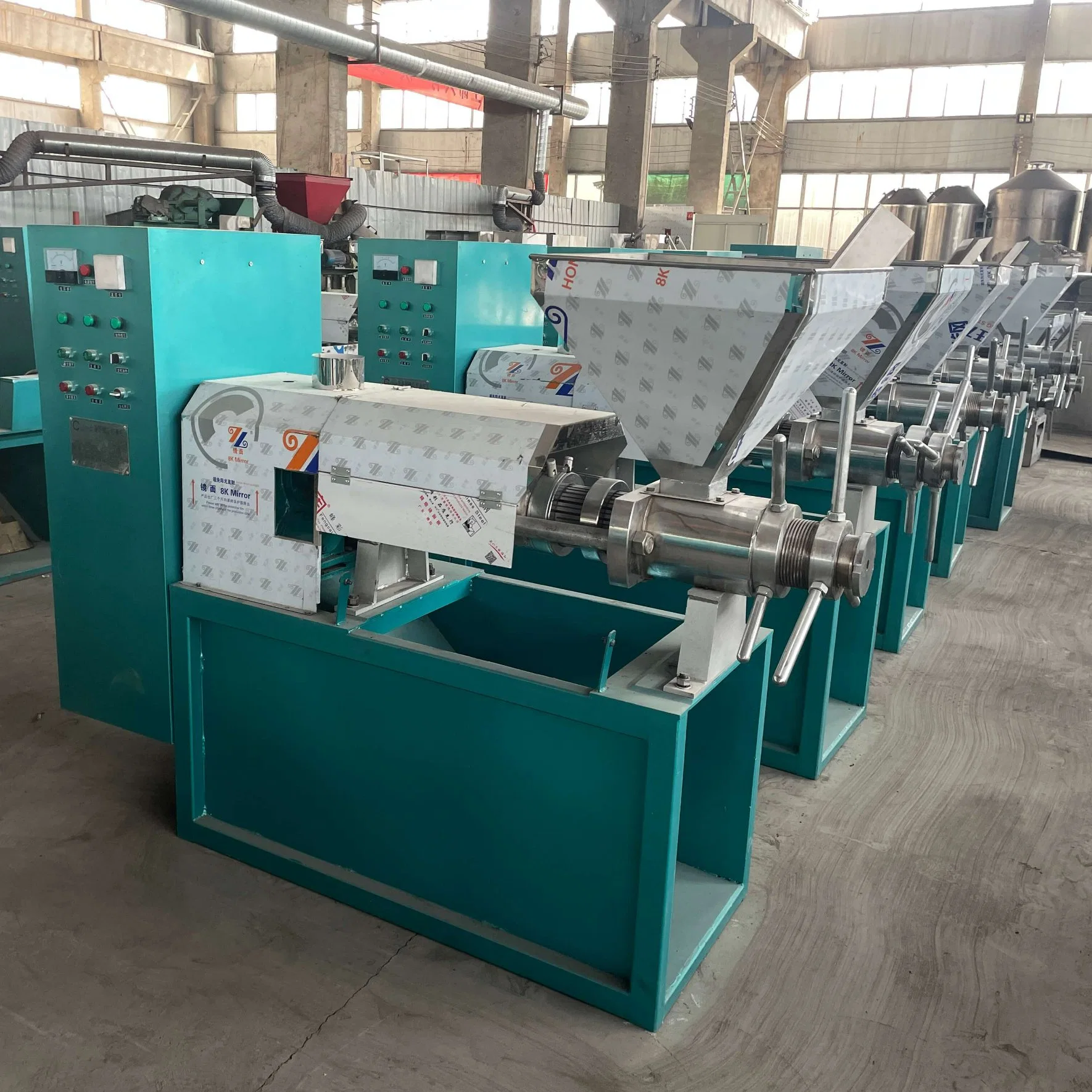 Automatic Oil Pressers Oils Mill Screw Cold Press Extraction Machinery Sunflower Seed Making Processing Machine