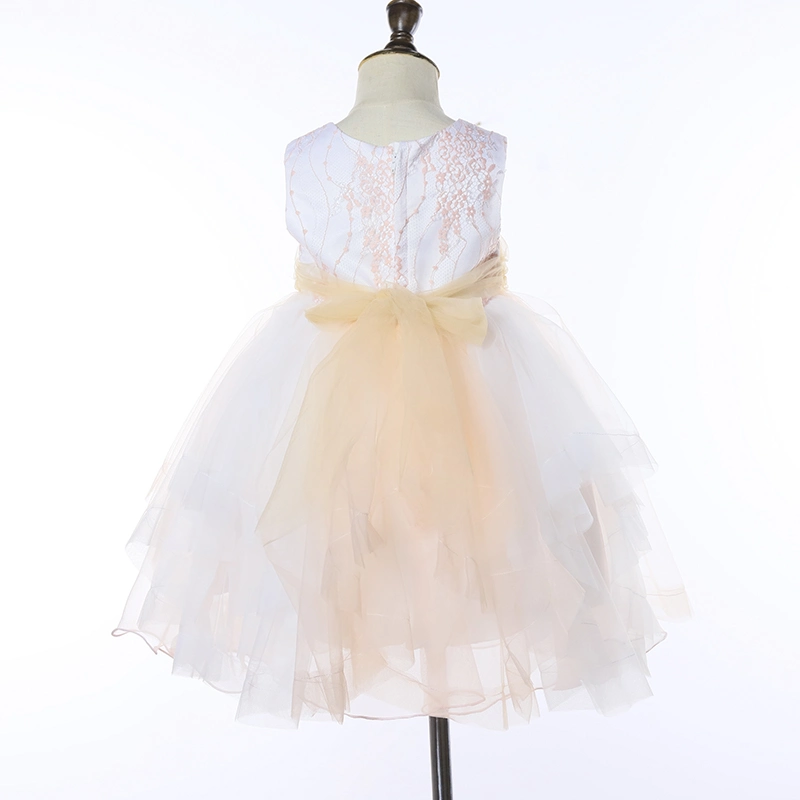 Fashion Baby Girl Clothes Sale Tulle Party Gown for Kids