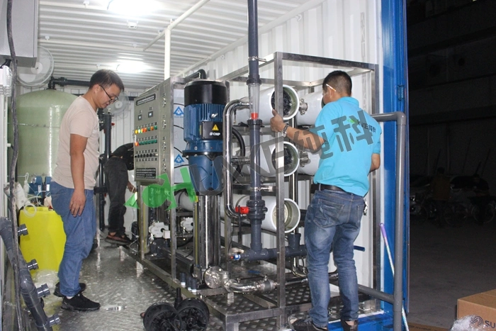 10t Container Water Purification Treatment Plant Water Filter Reverse Osmosis System Equipment